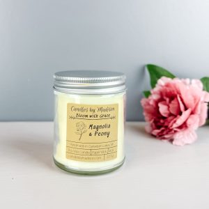Magnolia & Peony Soy Candle - Bloom with Grace (8 oz.)