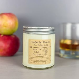 Apples & Maple Bourbon Soy Candle - The Cozy Life (8 oz.)