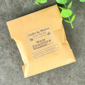 White Eucalyptus & Spearmint Scent Sachet